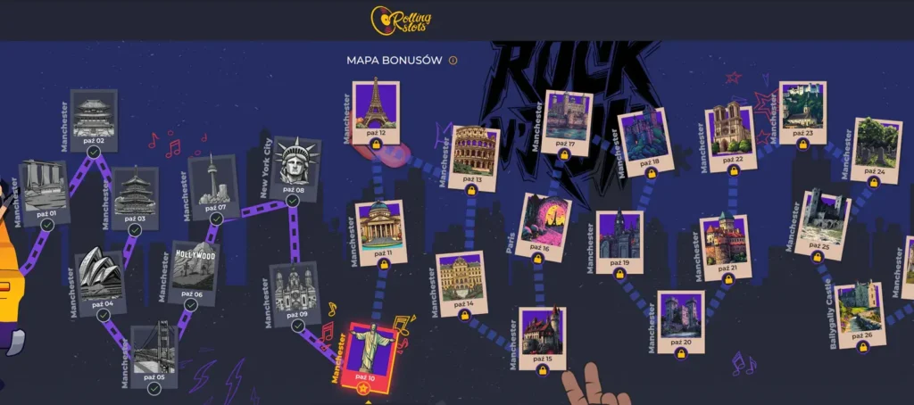 Promocja "Mapa bonusów" w kasynie RollingSlots