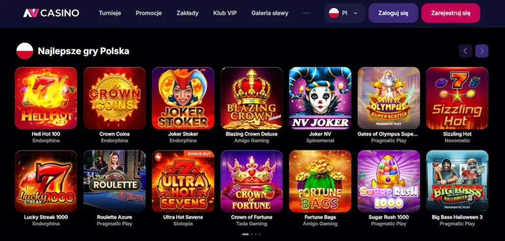 NV Casino - gry