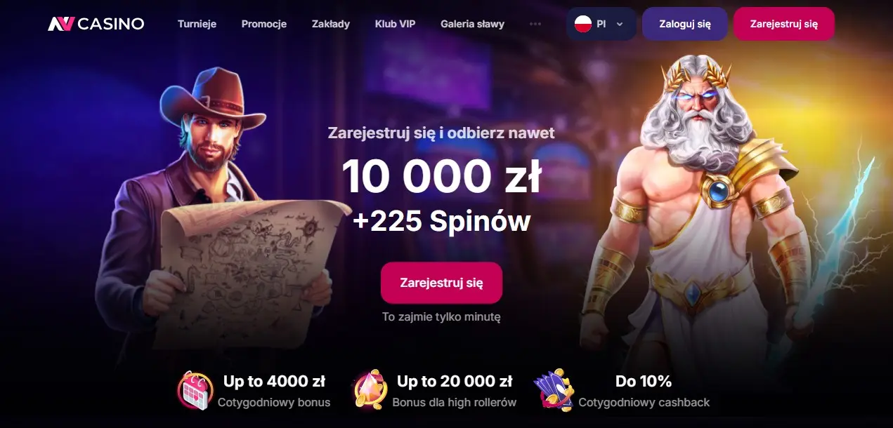 Strona gł&oacute;wna NV Casino